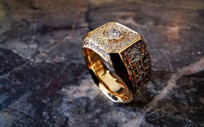 Chevalière or jaune