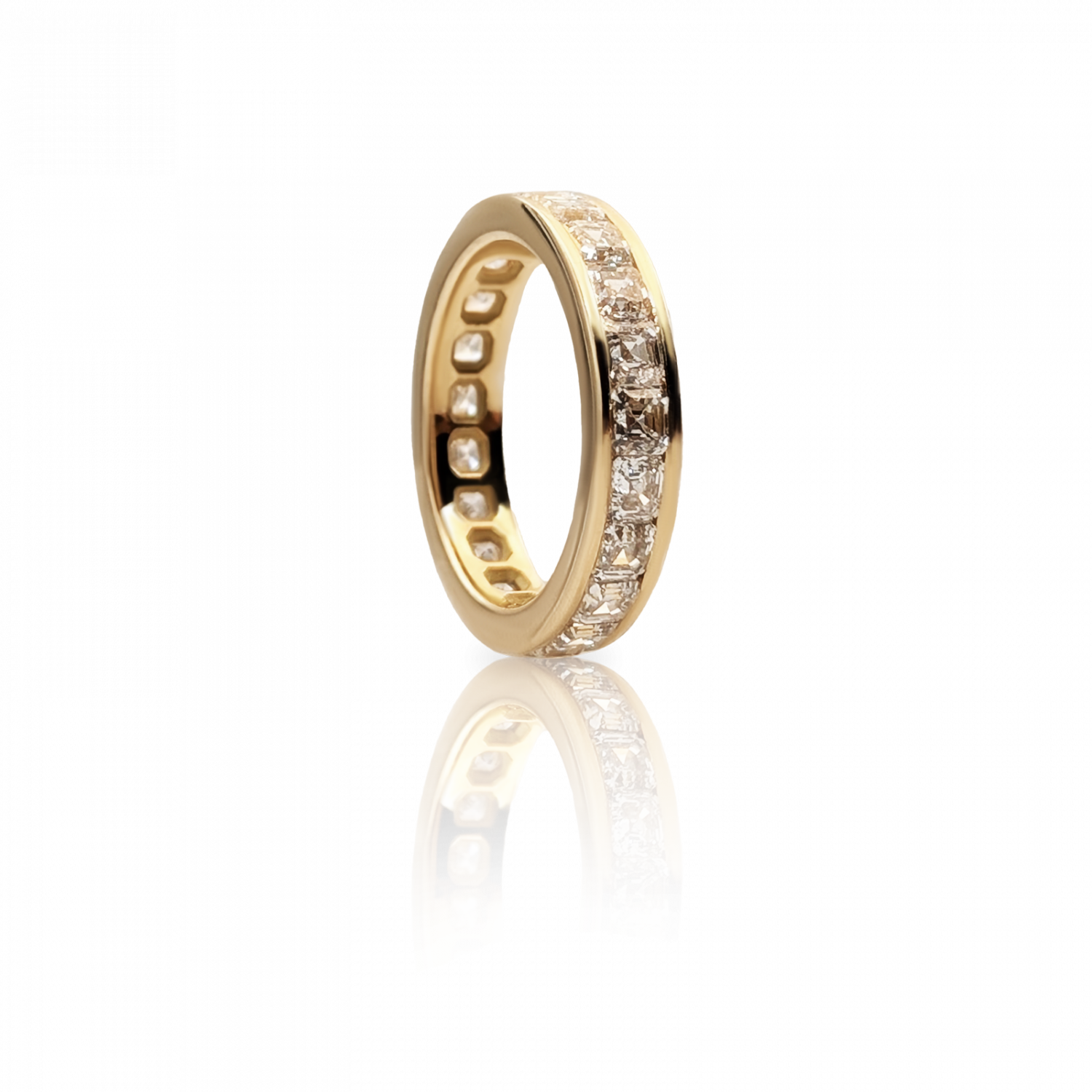 Bague Infinity Asscher