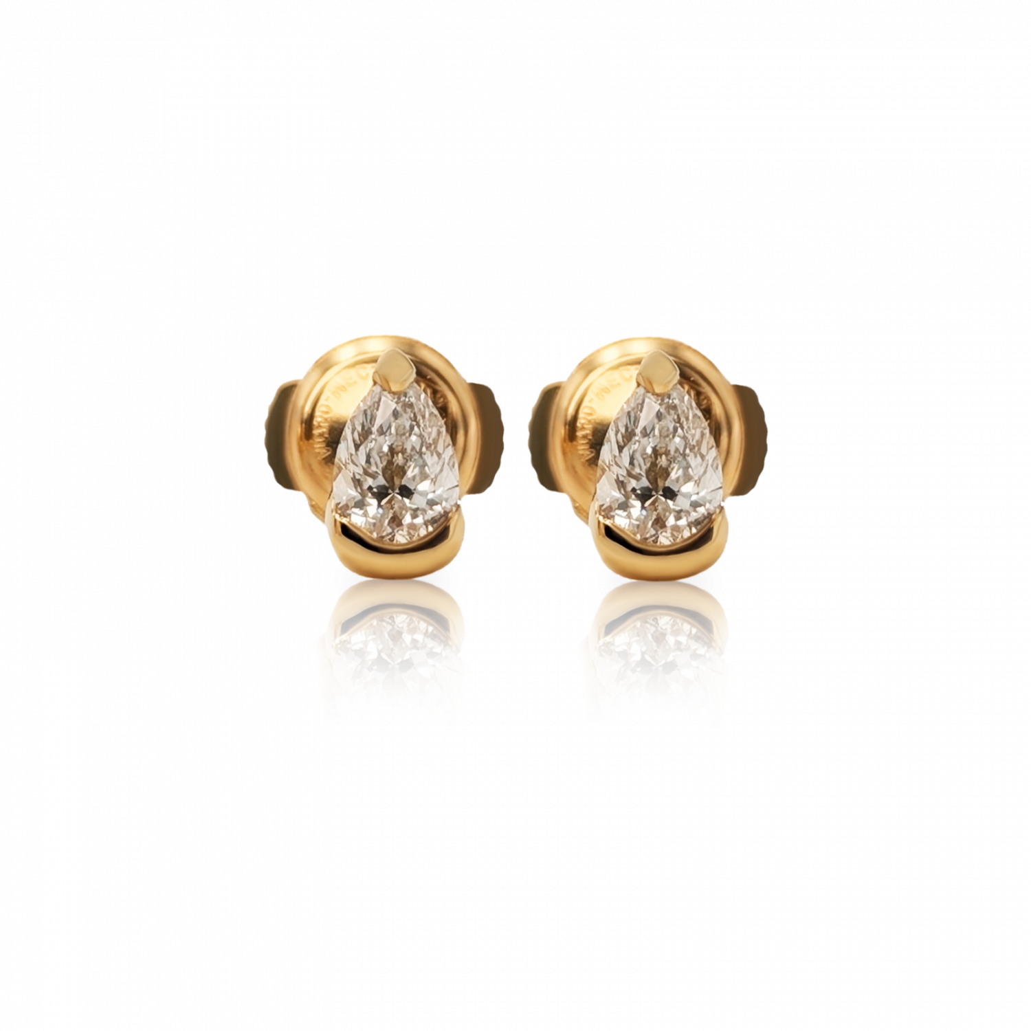 Boucles d'oreilles Motus Poire
