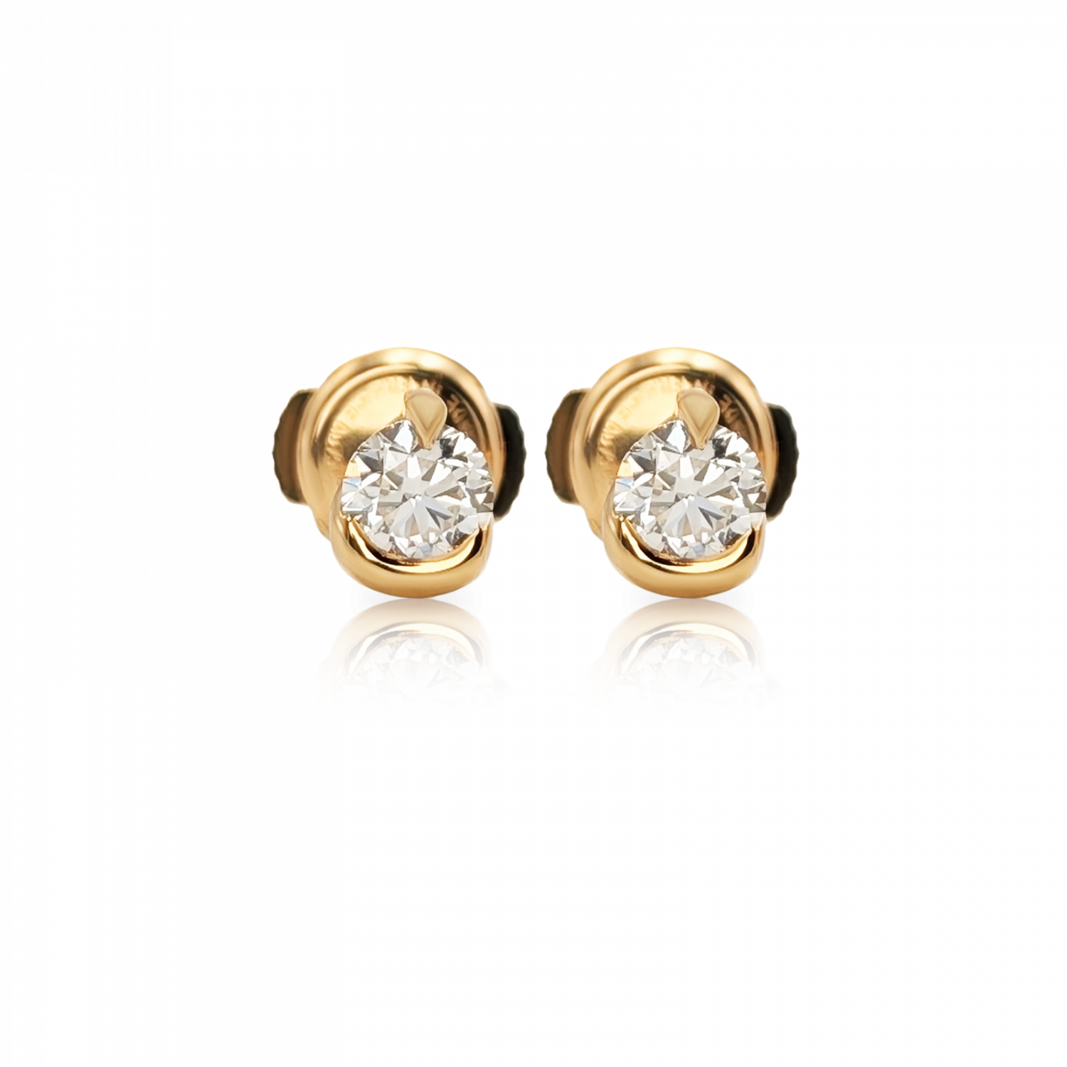 Boucles d'oreilles Motus Rond