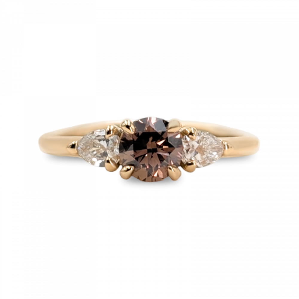 Bague Trinity Chocolat