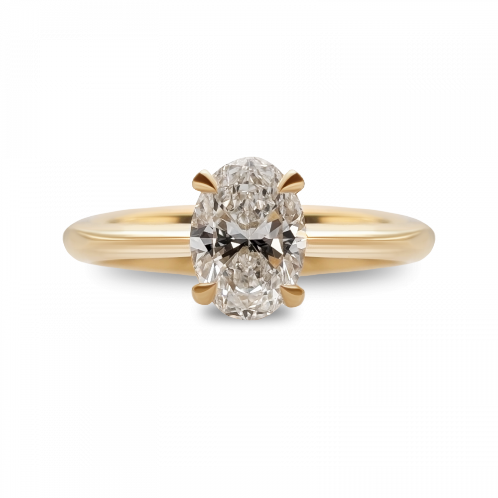 Bague Ovale 1ct
