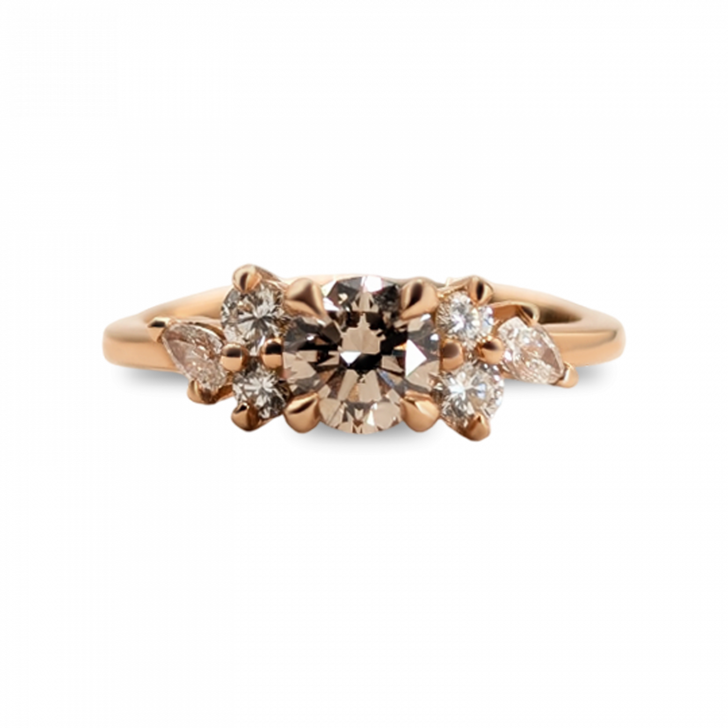 Bague Amy Diamant Brun